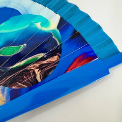 details of a Spanish nebula dream flamenco fan