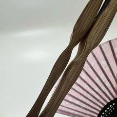 Main ribs of 2 Chinese silk phoenix folding fans