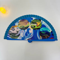 Hand-Painted Spanish Fan -- Nebula Dream Fan