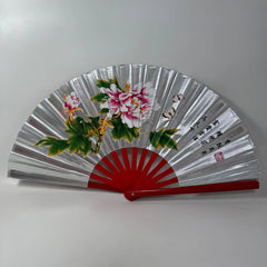 Vibrant Chinese style clacking fan, perfect for dance props, rave events, and line dancing (like the "Boots on the Ground" routine).